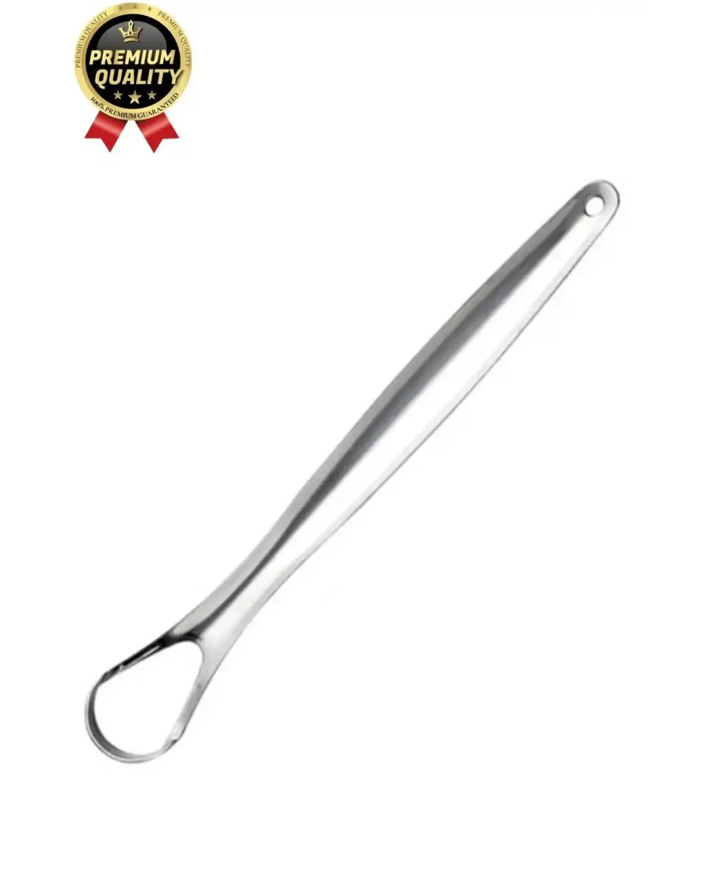 Özel Üretim Ferah Nefes Paslanmaz Çelik Standart Boy Sıyırıcı Aparat Dil Temizleyici Ağız Bakım