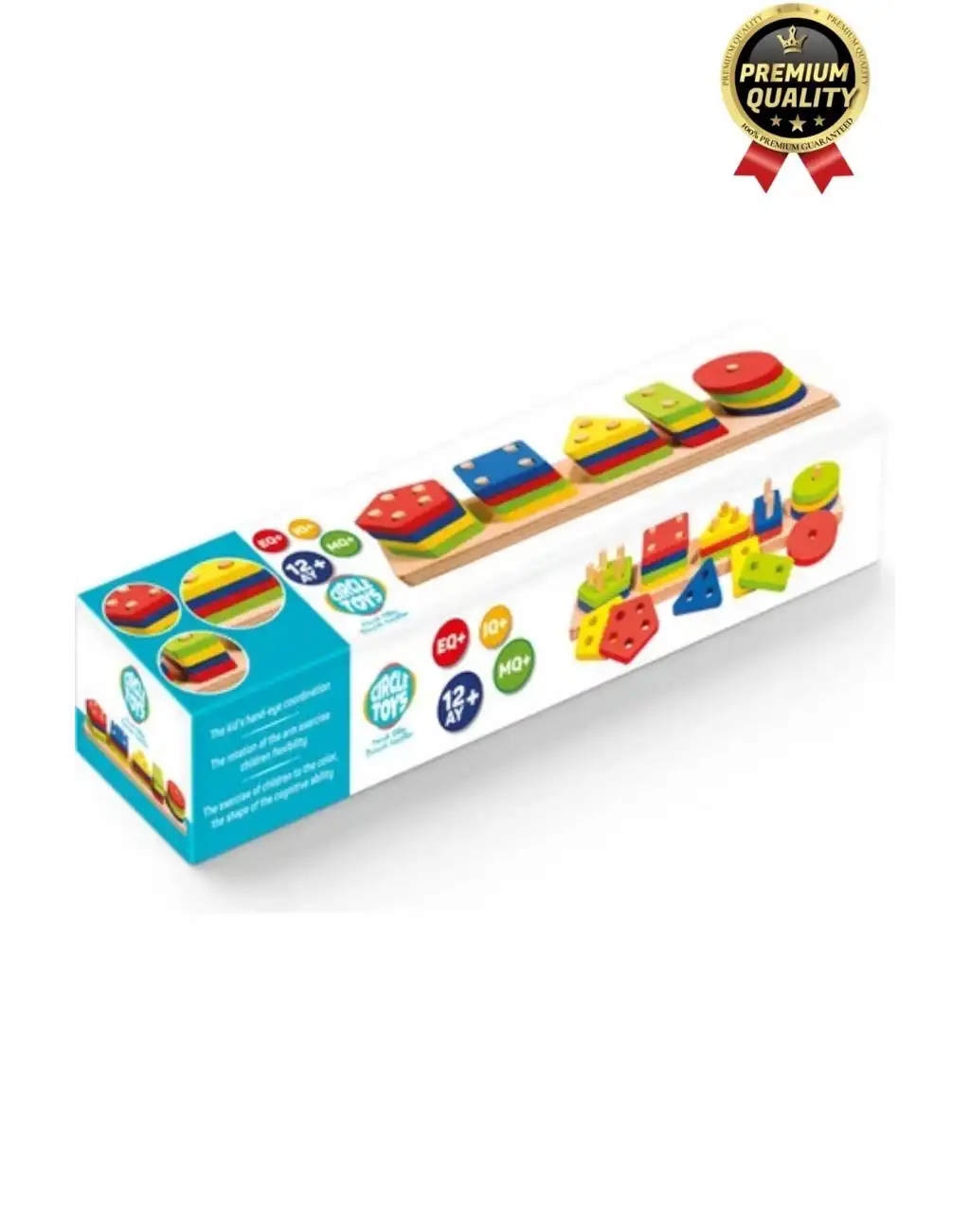 Özel Üretim Kişisel Gelişim Koordinasyon Çocuk Eğlenirken Öğreten Ahşap Geometrik Şekiller Oyunu