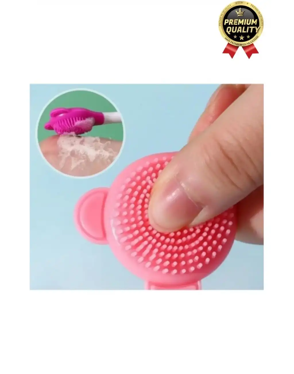 Özel Seri Esnek Yumuşak Silikon Yüz Cilt Krem Maske Uygulama ve Temizleme Fırçası Spatulası 1 Adet