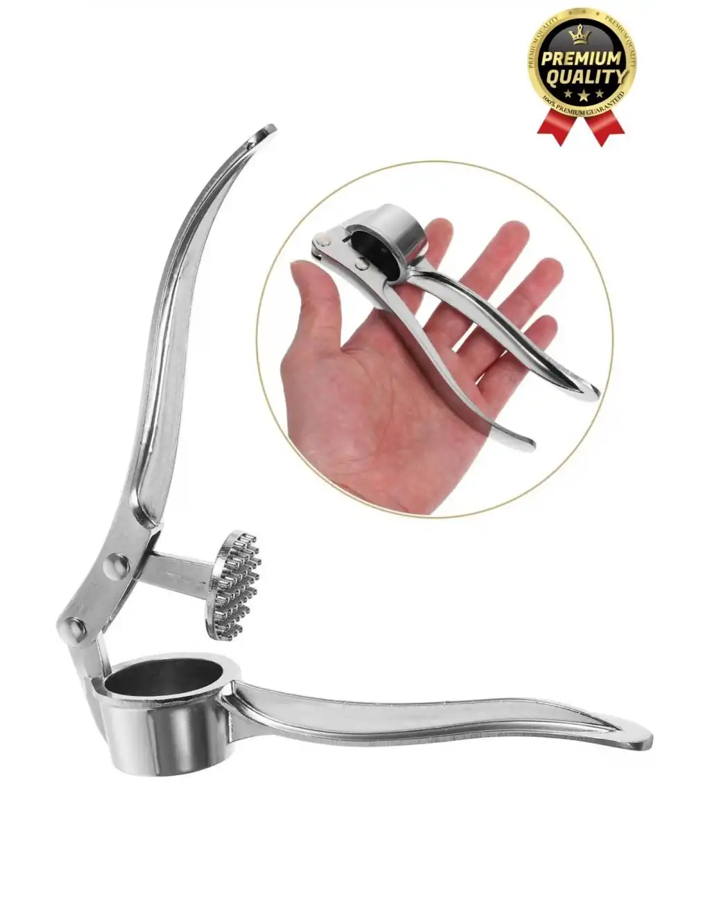 Çok Amaçlı Mutfak Paslanmaz Çelik Kompakt Tasarım Pratik Sağlam Kıyıcı Sarımsak Ezme Aleti Rendesi