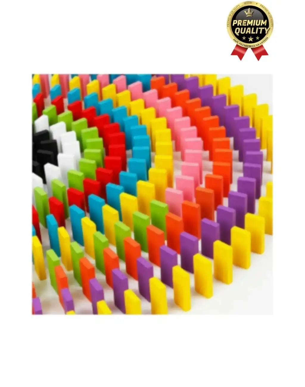 Özel Üretim Çocuk Eğitici Eğlenceli El Göz Koordinasyonu Geliştirici Renkli Domino 100 Taş Oyunu