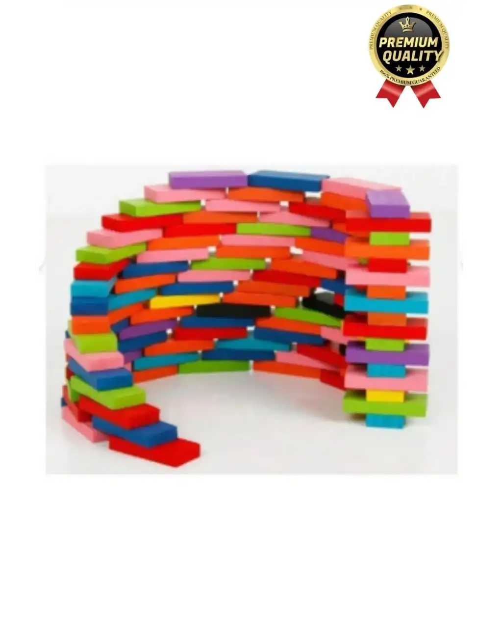 Özel Üretim Çocuk Eğitici Eğlenceli El Göz Koordinasyonu Geliştirici Renkli Domino 100 Taş Oyunu