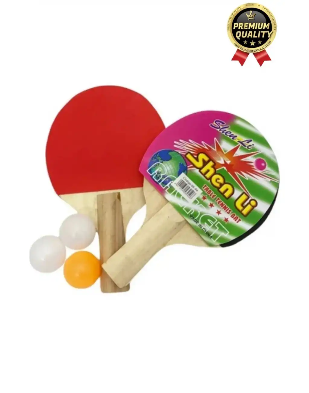Özel Seri Yüksek Kaliteli Eğlence Oyun Renkli 2 Adet Raket 3 Pinpon Topu Masa Tenisi Raket Seti