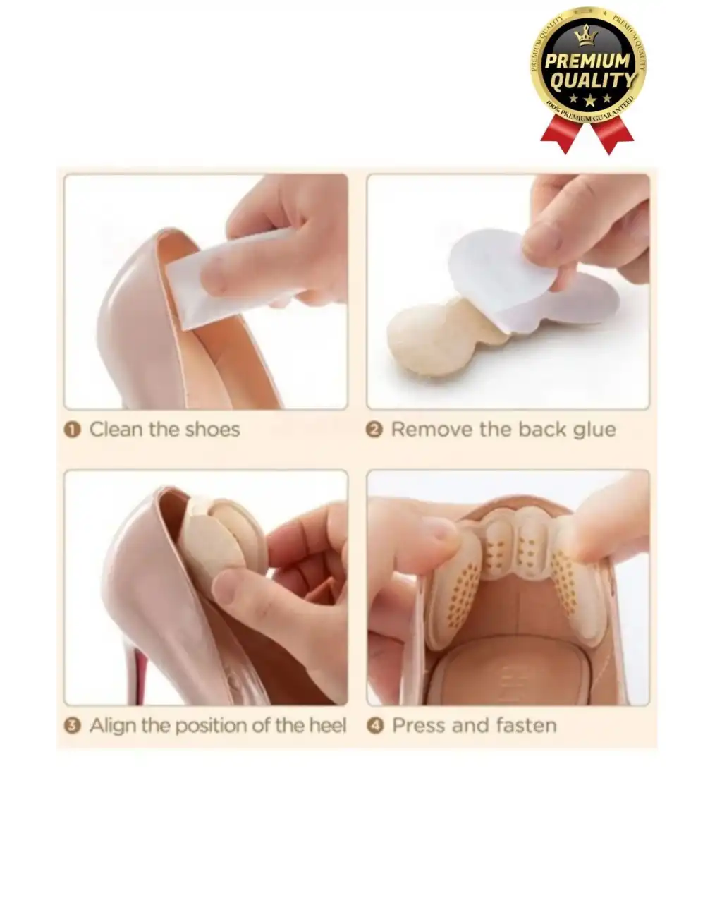 Çok Amaçlı Yumuşak Dayanıklı Taban Arkası Koruyucu Daraltma Ayakkabı Topuk Vurma Önleyici Pad 5 mm