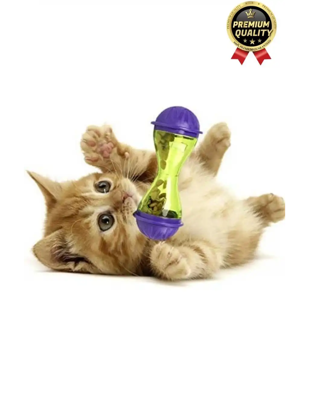 Premium Seri Saklama Hazneli İçgüdüsel Avlanma Kum Saati İnteraktif Kedi köpek Ödül Maması Oyuncağı