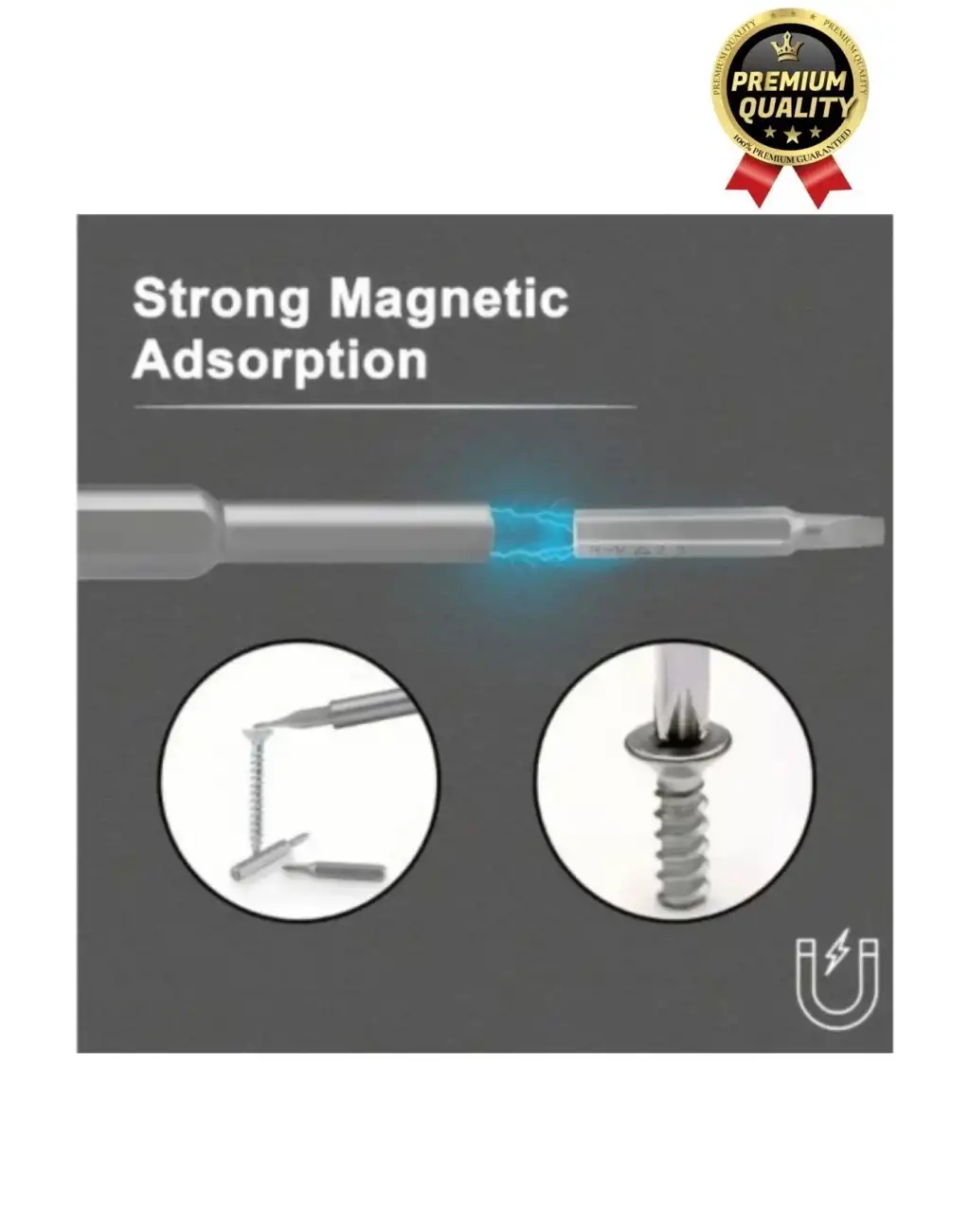 Premium Seri Kaliteli Kutulu Ergonomik Saatçi Bilgisayar Hassas Taşınabilir 25 Parça Tornavida Seti