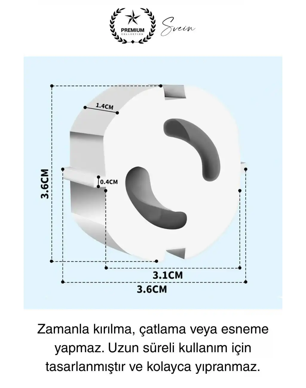 6 Adet Sert Plastik Dayanıklı Bebek Çocuk Priz Koruma Güvenlik Koruyucu Aparat Emniyet Kapağı Beyaz