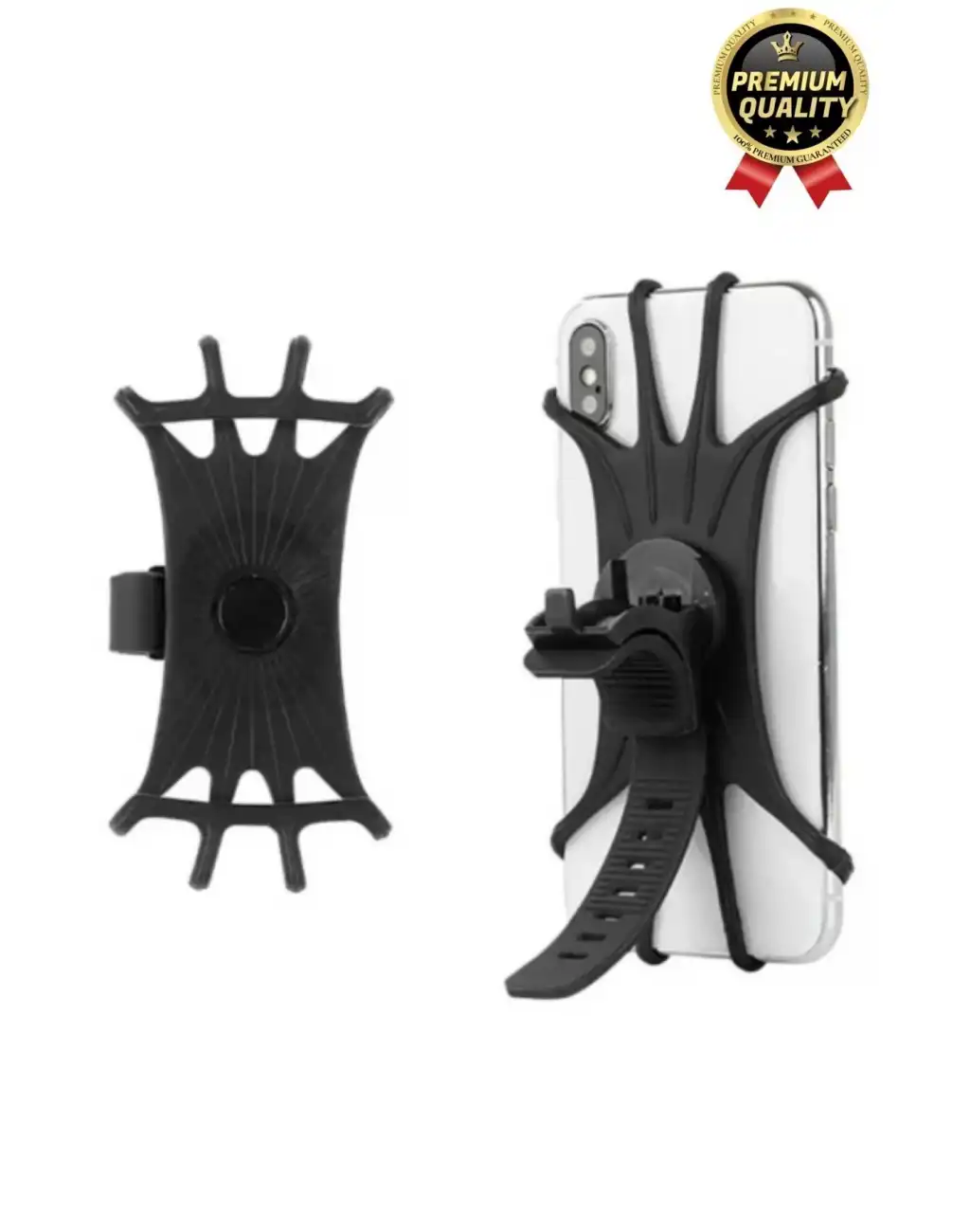 Premium Sök Çıkar 360 Derece Dönebilen Ayarlanabilir Bisiklet Motosiklet Scooter Telefon Tutucu