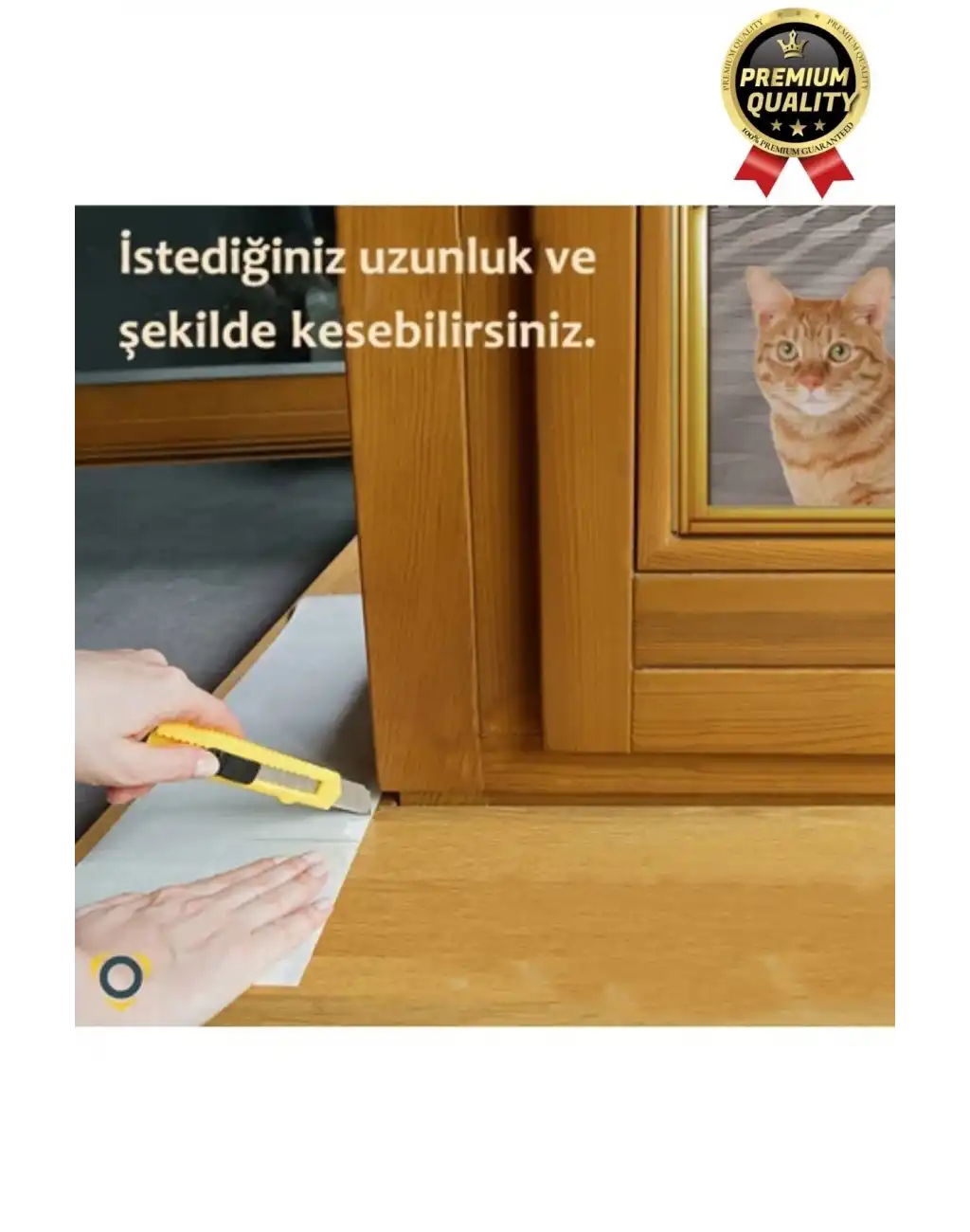 Dayanıklı Kolay Uygulanabilir Yapıştırılabilir Eşya Mobilya Koruyucu Kedi Tırmalama Matı 100 x 30 cm