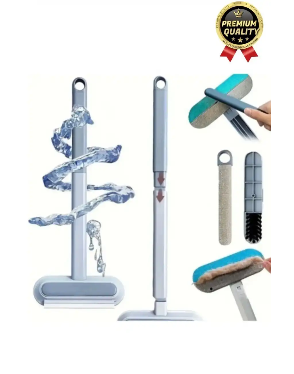 Çok Amaçlı Çift Taraflı Uzun Saplı Koltuk Halı Hijyeni Kedi Köpek Evcil Hayvan Tüy Temizleme Fırçası