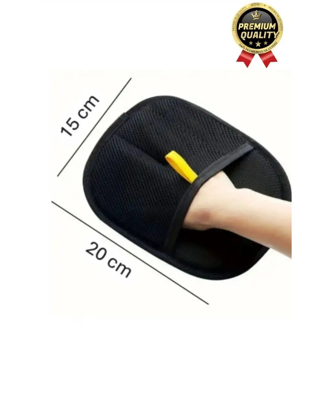 Yeniden Kullanılabilir İki Yönlü Mikrofiber Kedi Köpek Evcil Hayvan Tüy Toplama Eldiveni 25 x 18 cm