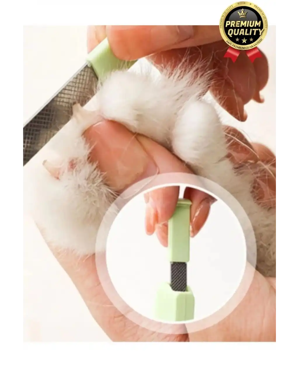 Çok Amaçlı Sıçrama Koruyucu Pilli Kedi Köpek Kuş Evcil Hayvan Ledli Işıklı Törpülü Tırnak Makası