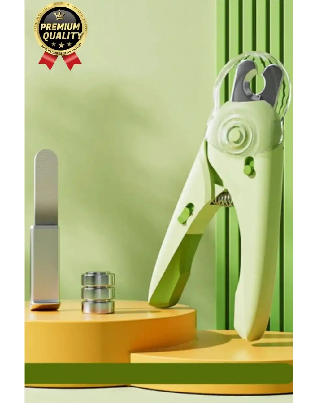 Çok Amaçlı Sıçrama Koruyucu Pilli Kedi Köpek Kuş Evcil Hayvan Ledli Işıklı Törpülü Tırnak Makası