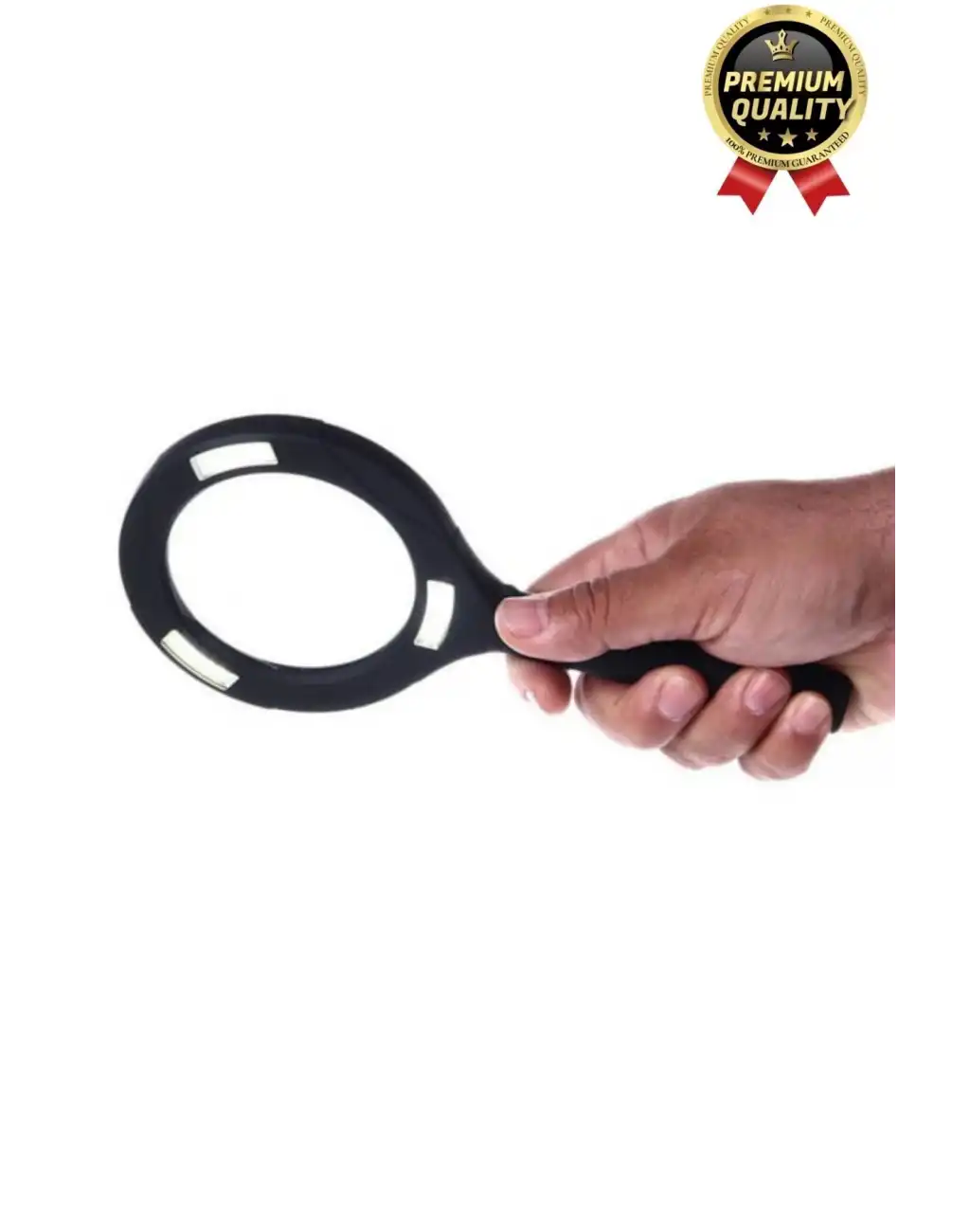 Özel Üretim Konforlu Plastik Pilli Gün Işığı Smd Led Işıklı El Büyüteç Okuma Yazma Mercek 24 cm