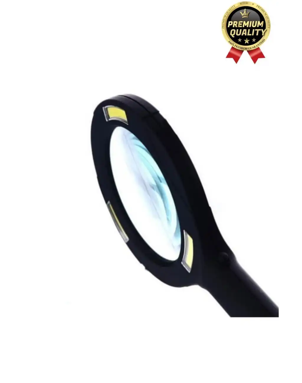 Özel Üretim Konforlu Plastik Pilli Gün Işığı Smd Led Işıklı El Büyüteç Okuma Yazma Mercek 24 cm