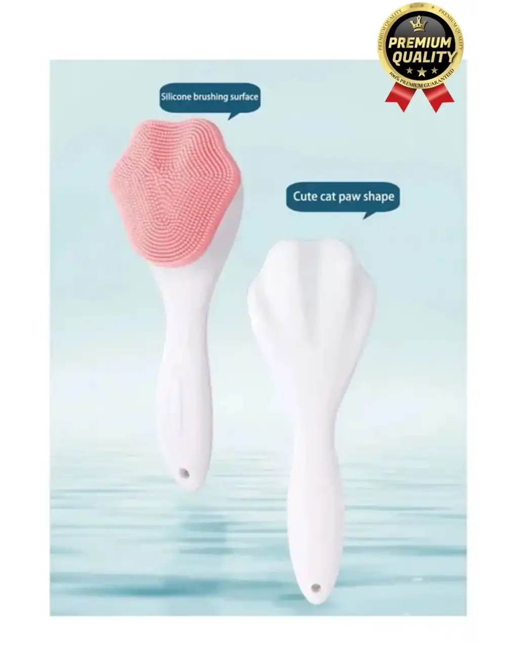 Özel Üretim Asılabilir Ergonomik Yumuşak Hassas Dokunuşlu Makyaj Cilt Temizleme Peeling Fırçası