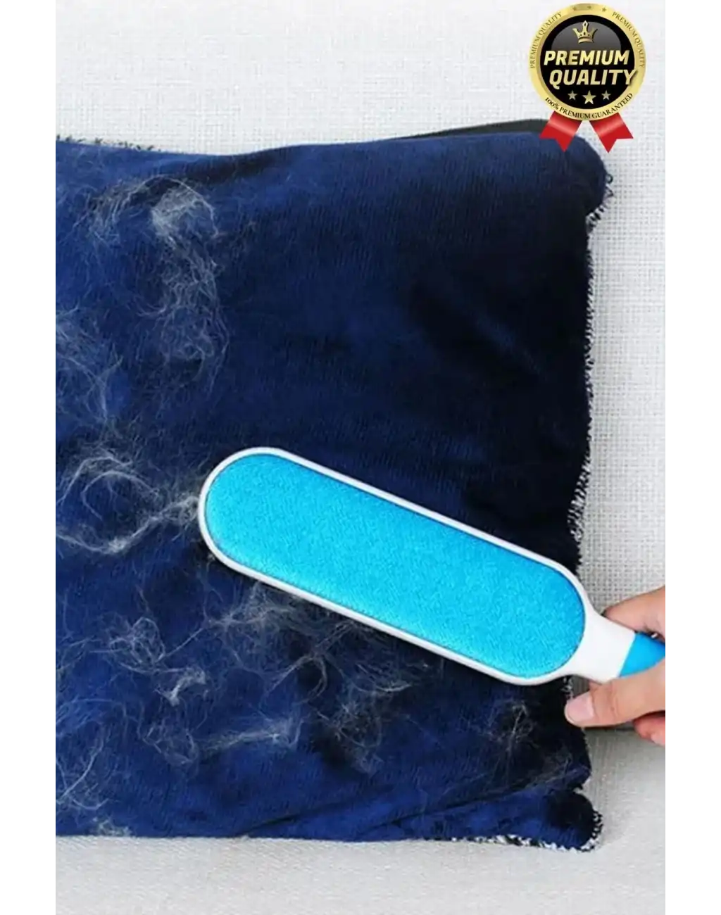 Çift Taraflı Kendini Temizleyen Mobilya Tişört Koltuk Kıyafet Halı Tüy Toplayıcı 2li Fırça Seti