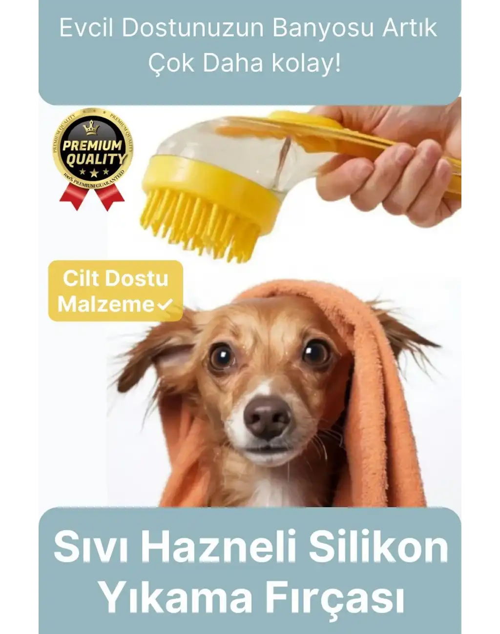 Özel Üretim Banyo Masaj Yapan Tarak Kedi Köpek Evcil Hayvan Sıvı Hazneli Silikon Yıkama Fırçası