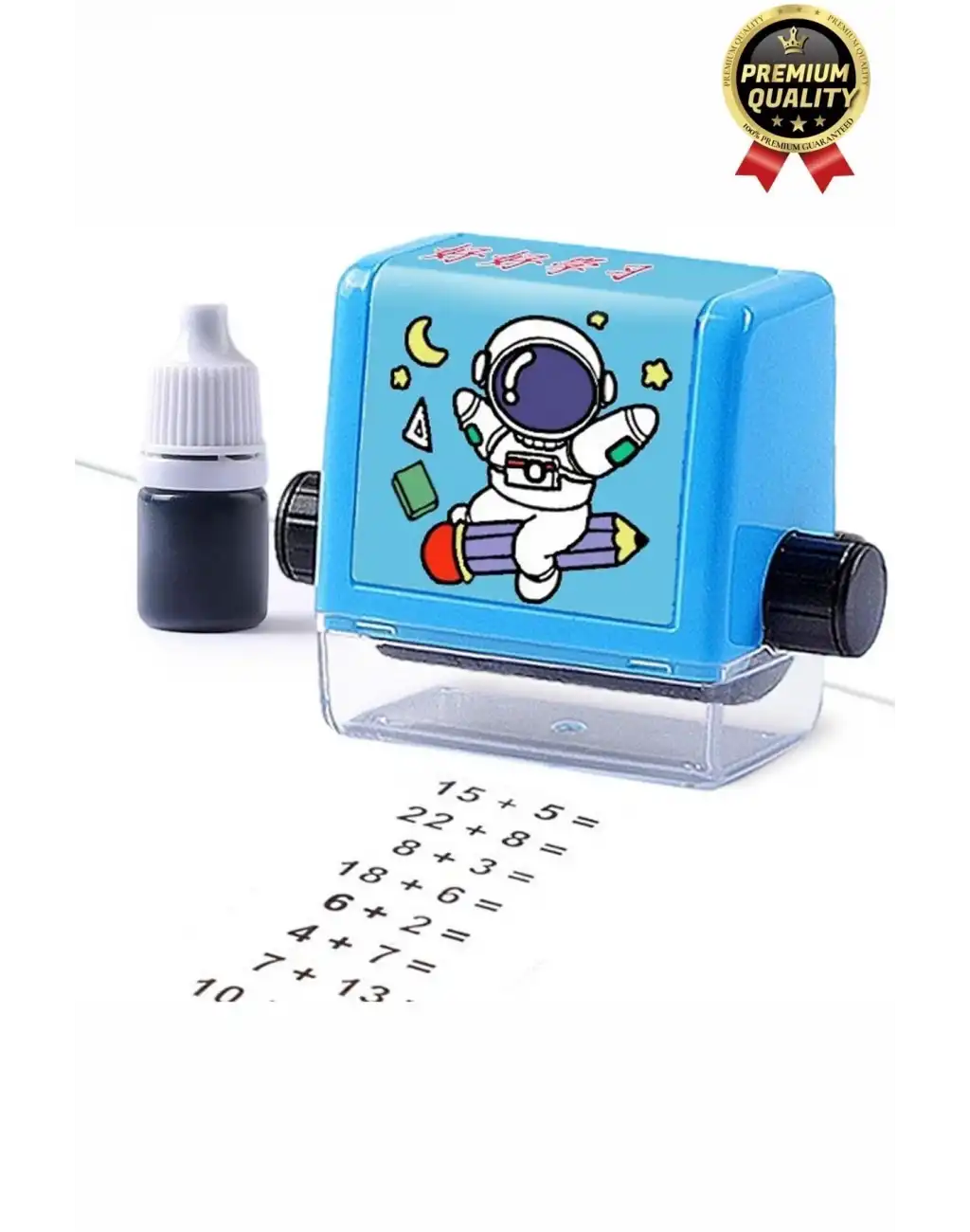 Özel Üretim Hızlı Pratik Mürekkepli Çocuk Okul Toplama İşlemleri Alıştırma Test Matematik Kaşesi