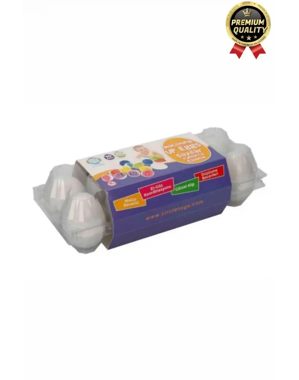 Yeni Nesil Eğitici Öğretici El Göz Kordinasyonu Çocuk Bebek Yumurta Sayı Eşleştirme Oyunu 10lu