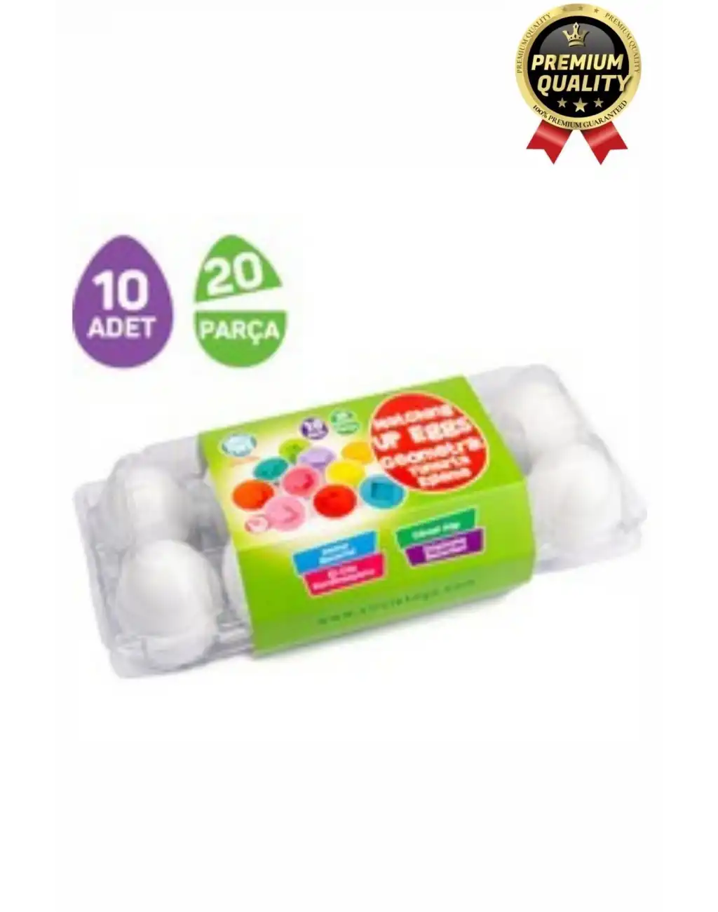 Yeni Nesil Eğitici Öğretici El Göz Kordinasyonu Çocuk Bebek Geometrik Yumurta Eşleme Oyunu 10lu