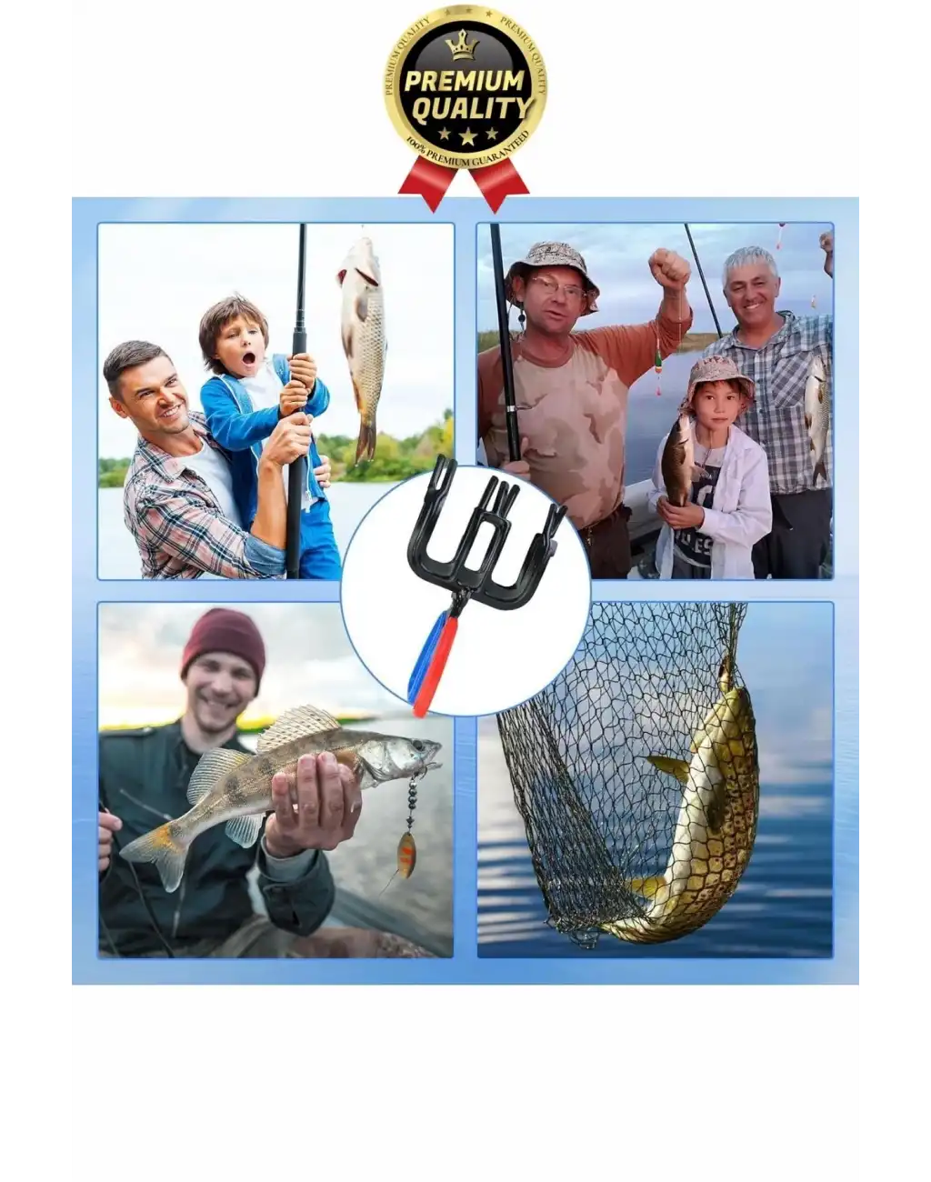 Çok Fonksiyonlu Ergonomik Tasarım Kaymayı Engelleyen Pense 3 Pençeli 11 cm Balık Sabitleyici Maşa