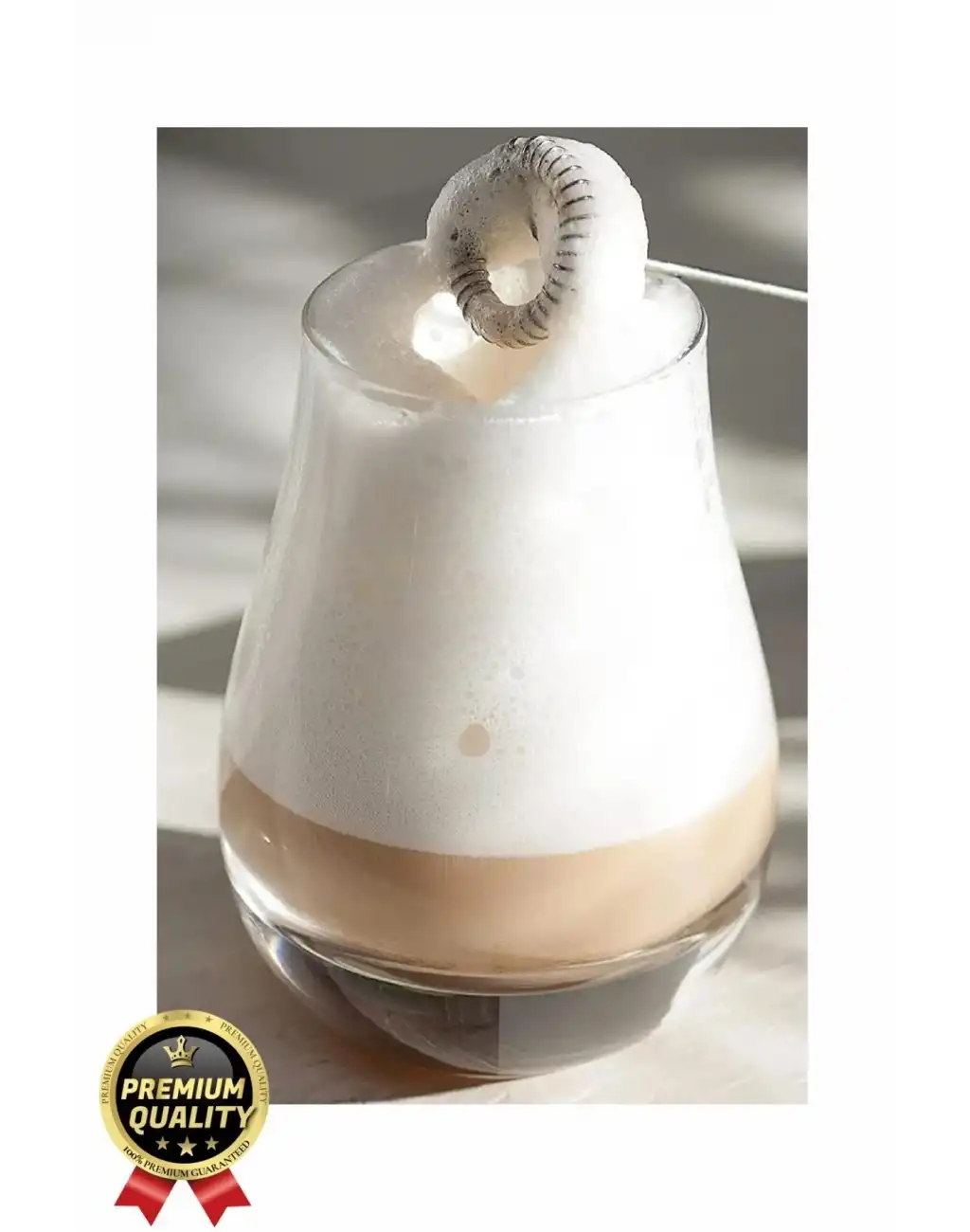 Premium Çelik Uçlu Pilli Mini Kahve Sos Krema Mama Yumurta Çırpıcı Karıştırıcı Süt Köpürtücü Mikser