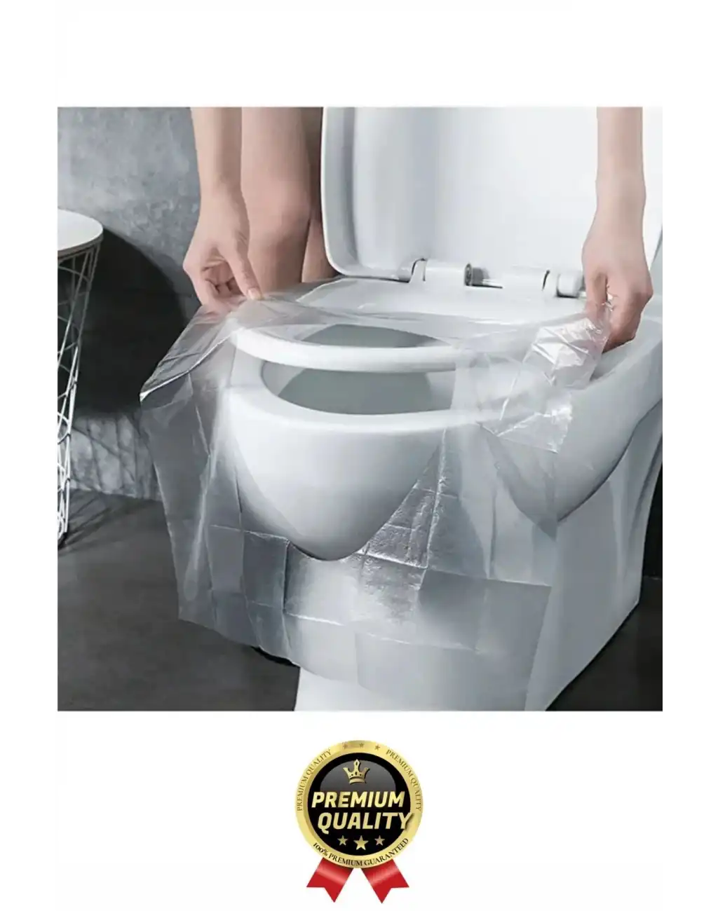 Yeni Seyahat Tipi Taşınabilir Okul Tuvalet Wc Hijyenik Tek Kullanımlık Klozet Kapağı Poşeti 50 Adet