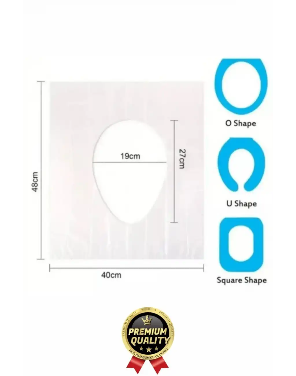 Yeni Seyahat Tipi Taşınabilir Okul Tuvalet Wc Hijyenik Tek Kullanımlık Klozet Kapağı Poşeti 50 Adet