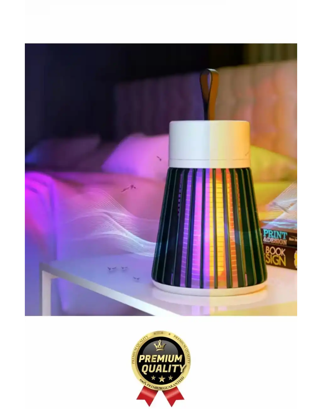 Yeni Üretim Sessiz Verimli 6 Uv Işık Elektrikli Şarjlı Böcek Sinek Sivrisinek Haşere Öldürücü Lamba