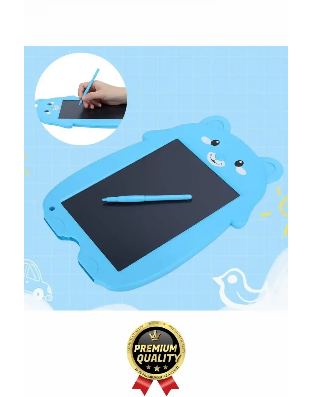Kolay Kullanım Dayanıklı Lcd Ekran Kalemli Dijital Akıllı Ayıcıklı Yazı Boyama Çizim Tableti 8,5 Inç