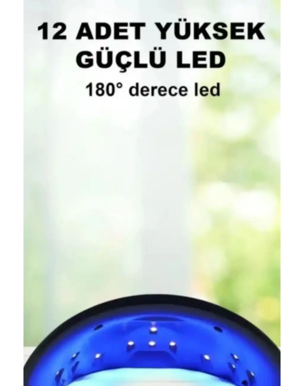 Profesyonel Dijital Göstergeli Otomatik 36W 12 Adet Uv Led Işıklı 3 Modlu Tırnak Jel Oje Kurutucu