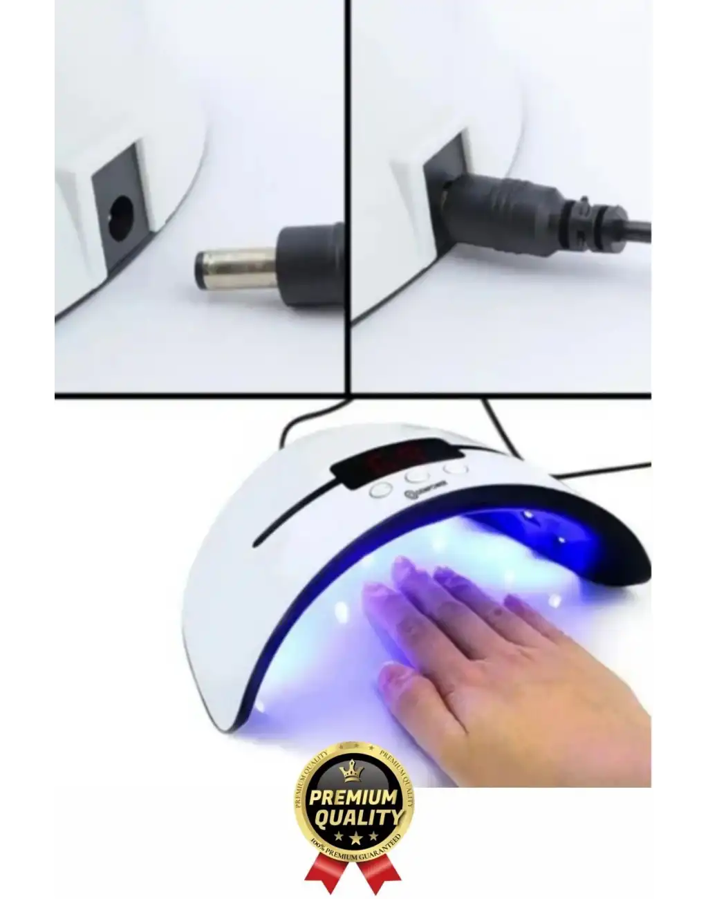 Profesyonel Dijital Göstergeli Otomatik 36W 12 Adet Uv Led Işıklı 3 Modlu Tırnak Jel Oje Kurutucu