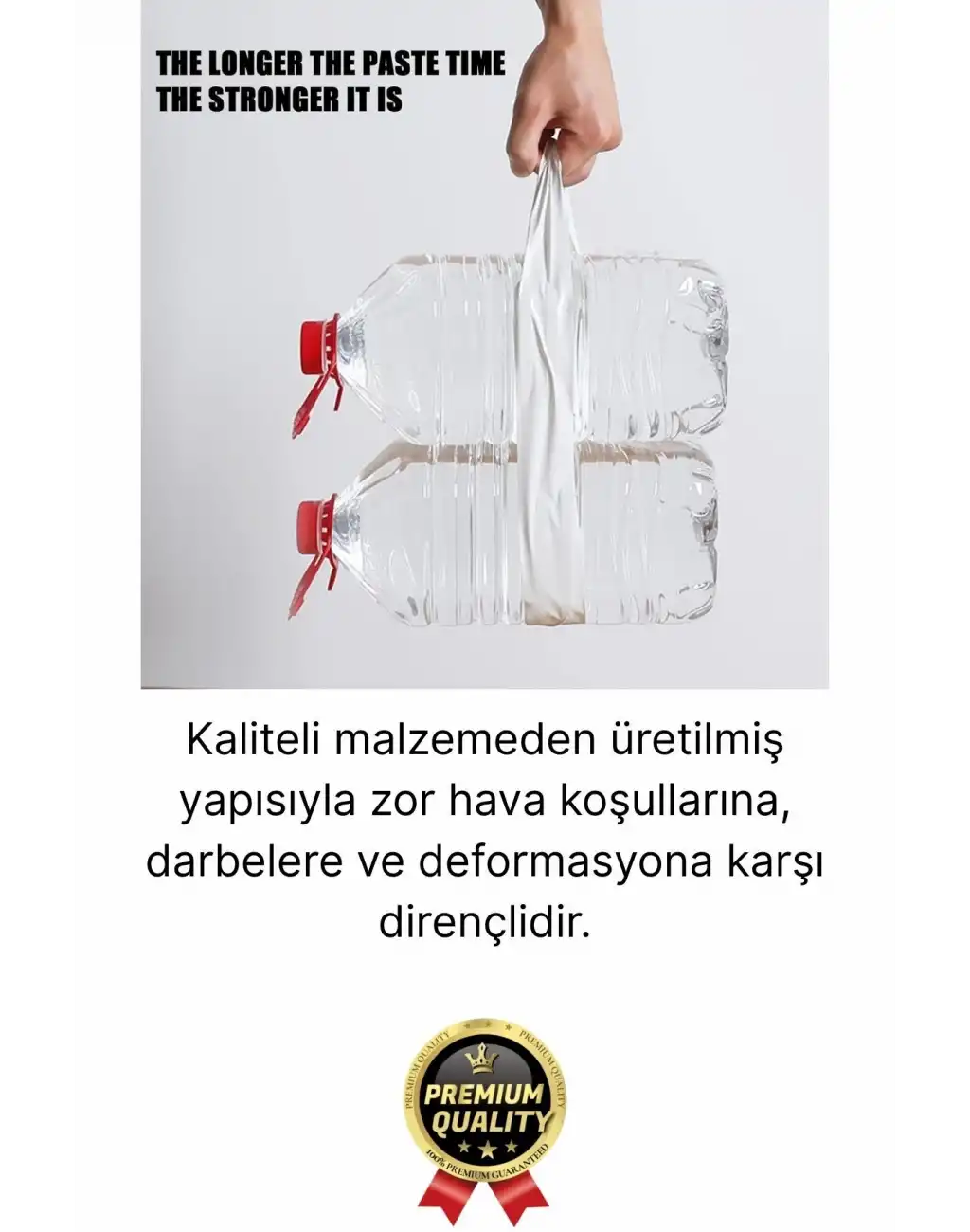 2 Adet Ekstra Güçlü Dayanıklı Su Geçirmez Sızdırmaz Yalıtım İzolasyon Beyaz Tamir Bandı 10 Mt 48 Mm