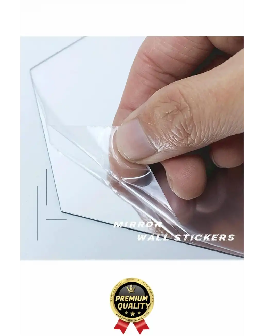 Yeni Seri Modern Şık Tasarım Dekoratif Altıgen Ev Ofis Duvar Dolap Yapışkanlı Gold Ayna Seti 12 Adet