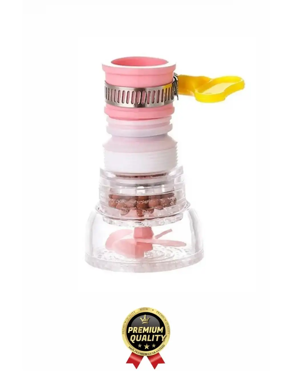 Özel Üretim Dayanıklı Su Tasarruflu Filtreli 360 Derece Oynar Mineral Taşlı Pervaneli Musluk Başlığı