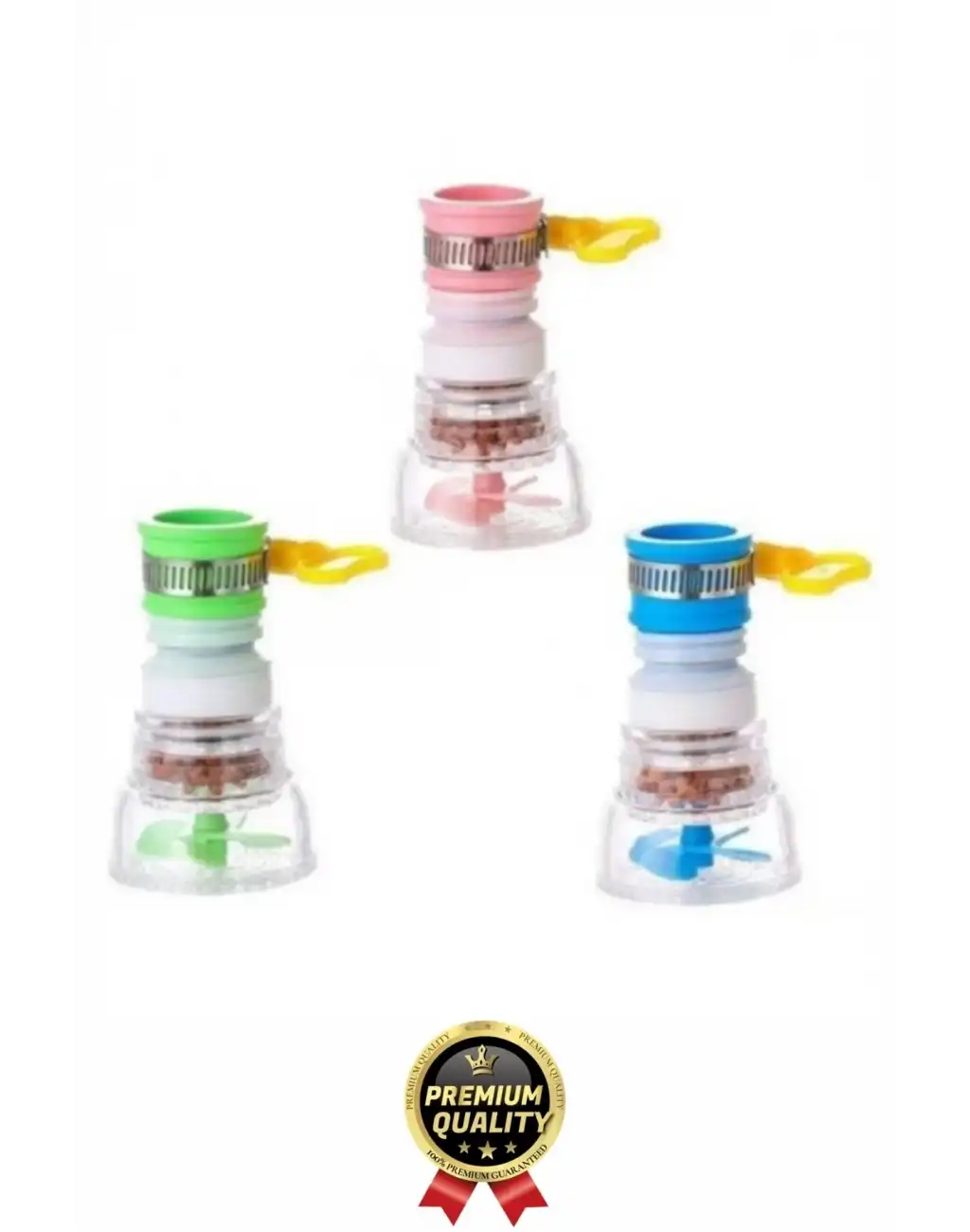 Özel Üretim Dayanıklı Su Tasarruflu Filtreli 360 Derece Oynar Mineral Taşlı Pervaneli Musluk Başlığı