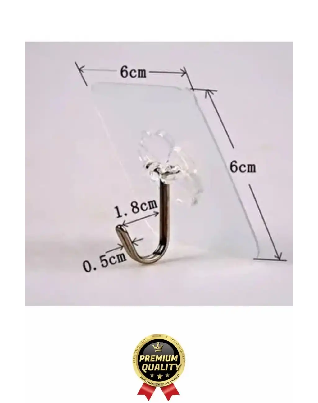 Çok Amaçlı Süper Güçlü Kendinden Yapışkanlı Kolay Montaj Duvar Mutfak Şeffaf Askılık Kancalı Askı