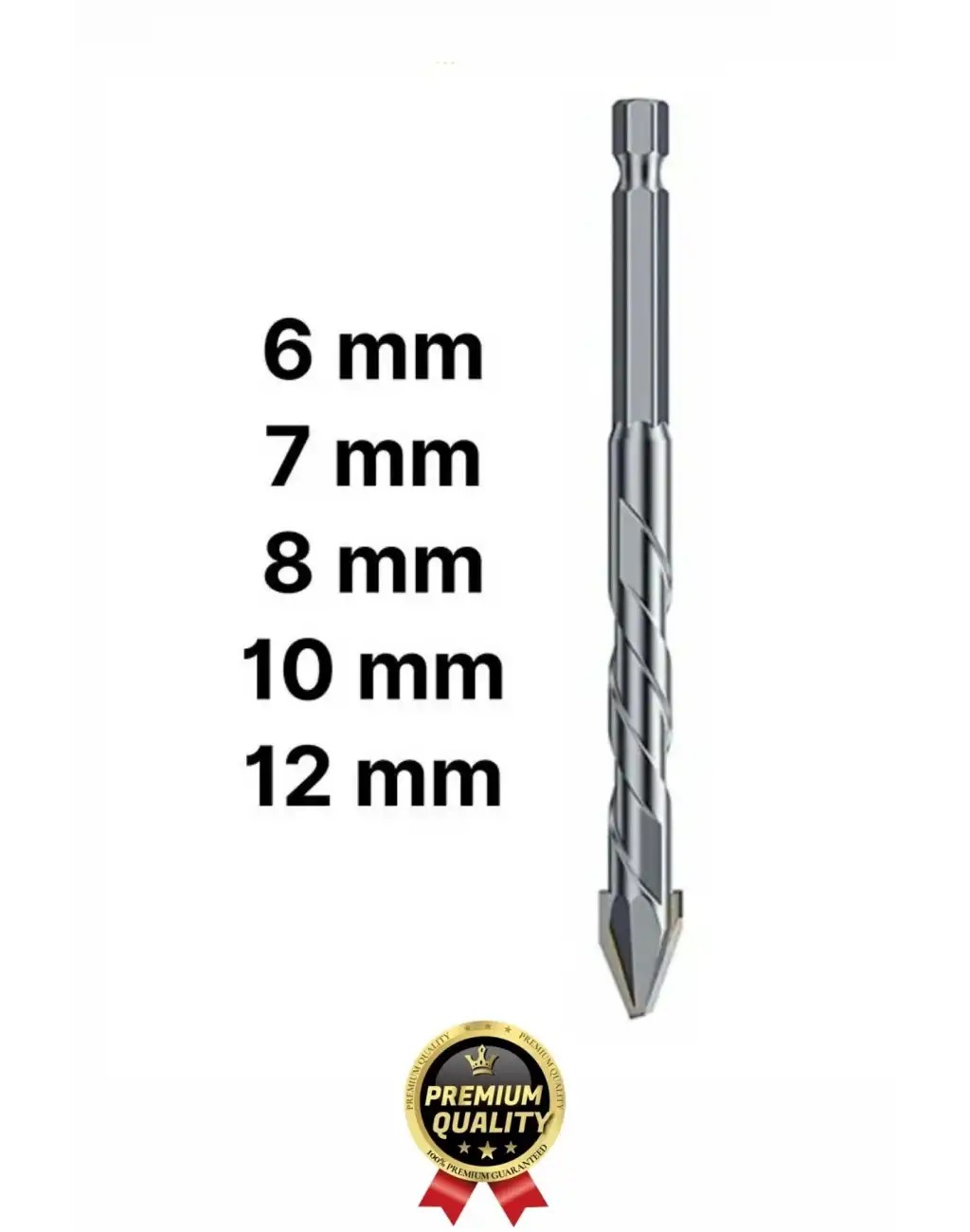 Yeni Yüksek Güçlü Kırılmaz Ahşap Metal Sac Demir Çelik Delebilen Matkap Ucu Seti 5 Parça