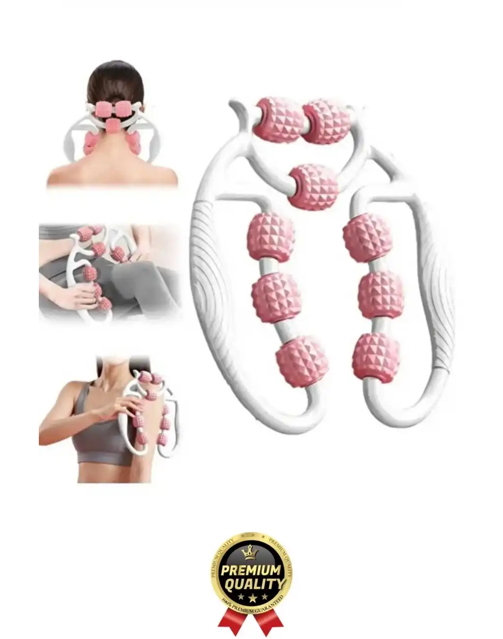 Yeni Nesil Kas Gevşetici Ayarlanabilir Roller Lenf Drenaj Rulosu 9 Tekerlekli Selülit Masaj Aleti