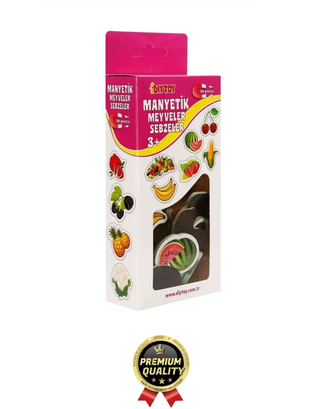 Yeni Nesil Eğlenceli Eğitici Öğretici El Göz Koordinasyonu Oyun Manyetik Sebze Ve Meyveler 26 Parça