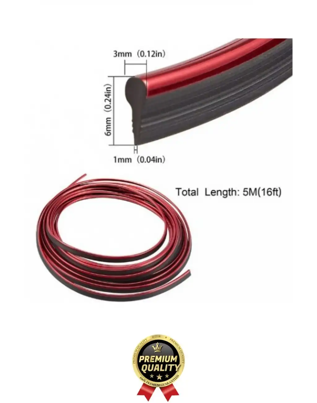 Premium Dekoratif Modern Canlı Görünüm Araç İçi Torpido Kapı Döşeme Fitili 5 Metre Mavi Trim Şeridi