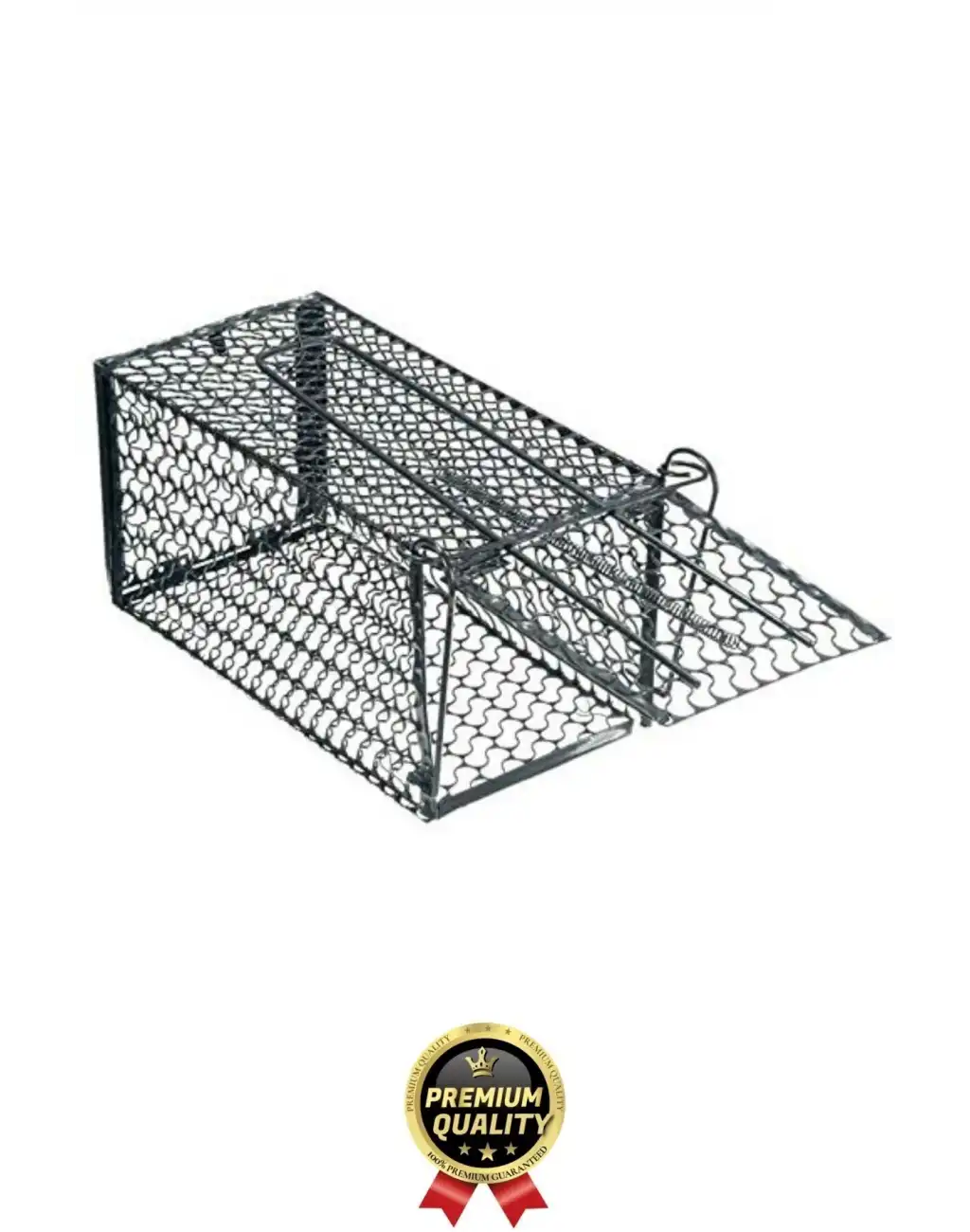 Özel Üretim Etkili Pratik Güvenli Hayvan Kemirgen Kontrolü Yaylı Otomatik Kilitli Metal Fare Kafesi