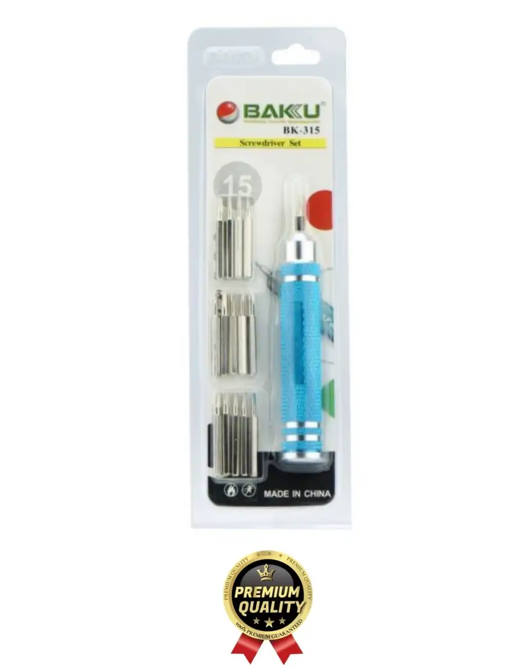 Profesyonel Seri Dayanıklı Yüksek Kalite Ergonomik Hassas Tamir Taşınabilir 15 Uçlu Tornavida Seti