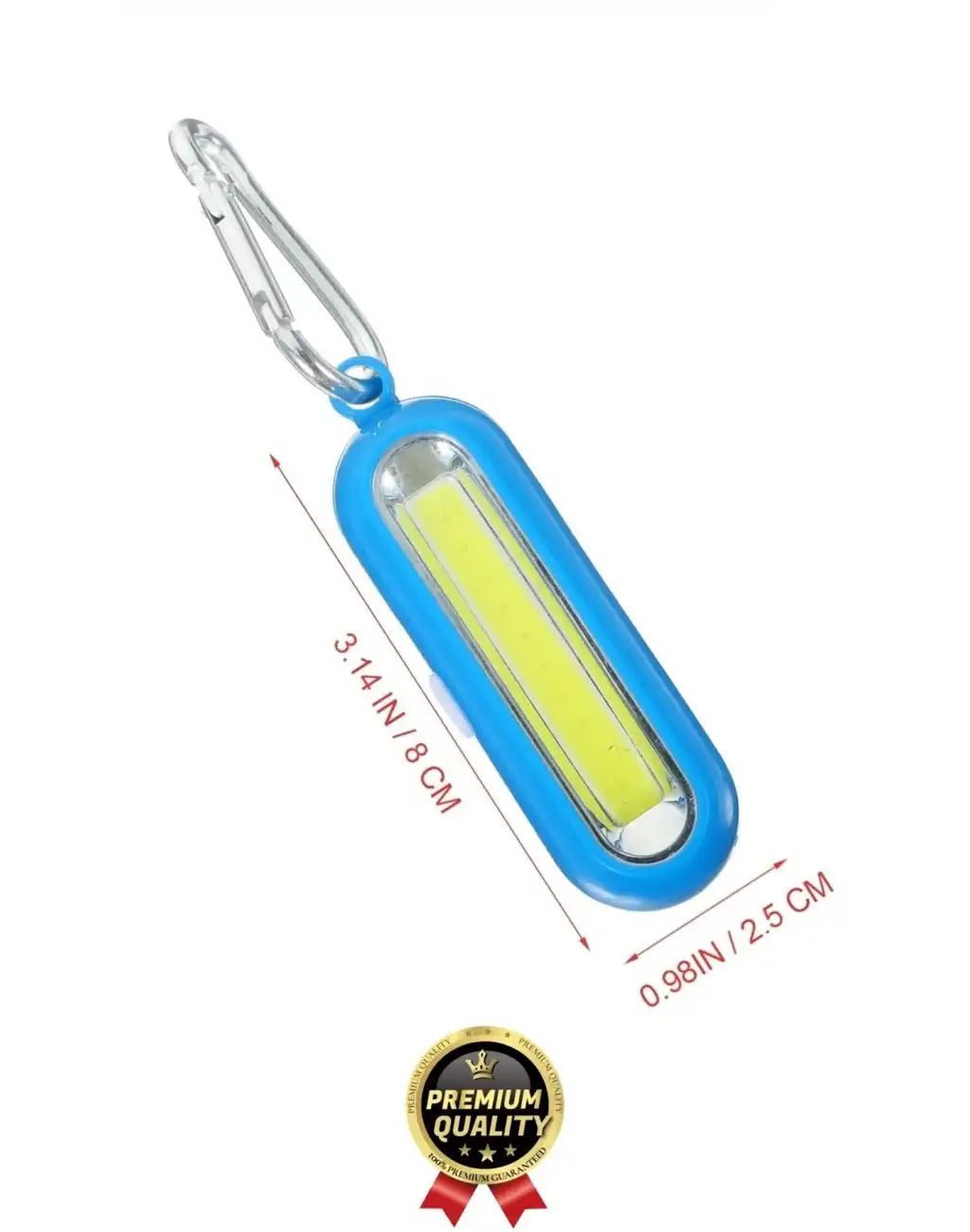 Premium Taşınabilir Kamp Okul Güçlü Işık Aydınlatma 3 Modlu Pilli Sarı Mini Led Anahtarlık El Feneri
