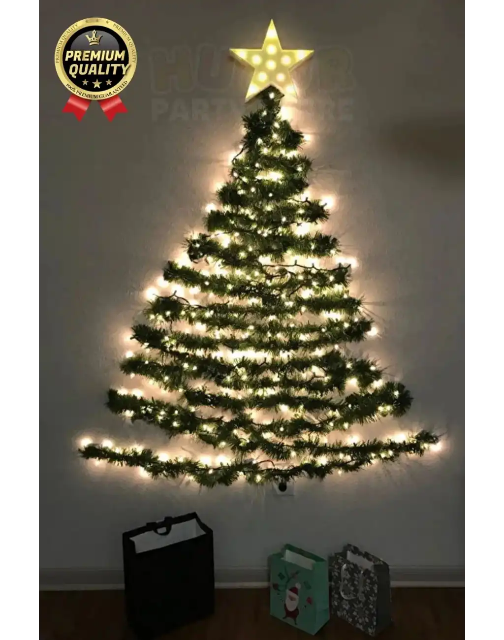 Özel Seri Gürleştirici Dekor Şerit Günışığı Ledli Çam Ağacı Yeni Yıl Yılbaşı Süsü Işıklı Garland