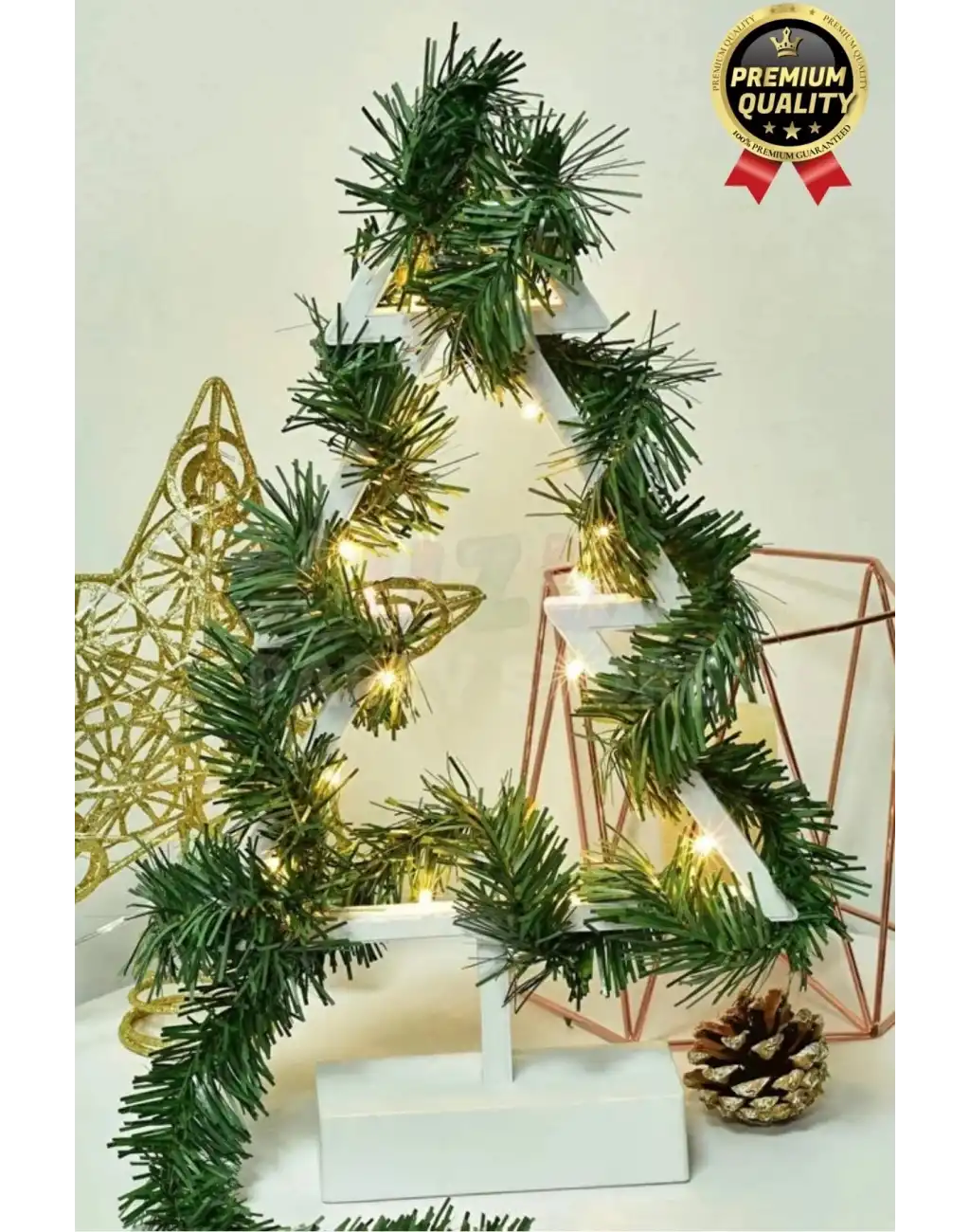 Özel Seri Gürleştirici Dekor Şerit Günışığı Ledli Çam Ağacı Yeni Yıl Yılbaşı Süsü Işıklı Garland