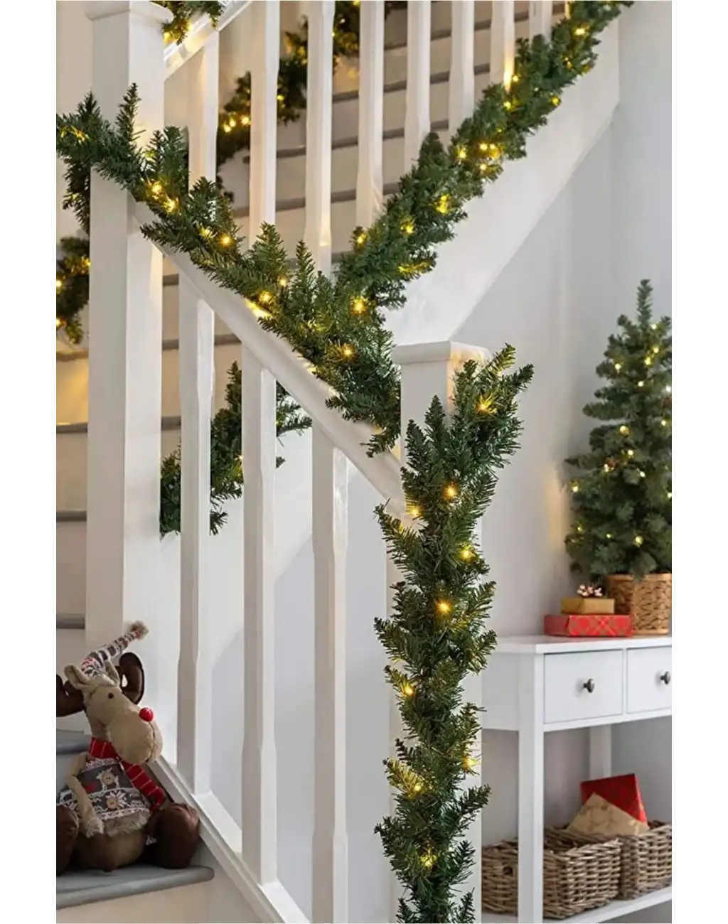 Özel Seri Gürleştirici Dekor Şerit Günışığı Ledli Çam Ağacı Yeni Yıl Yılbaşı Süsü Işıklı Garland