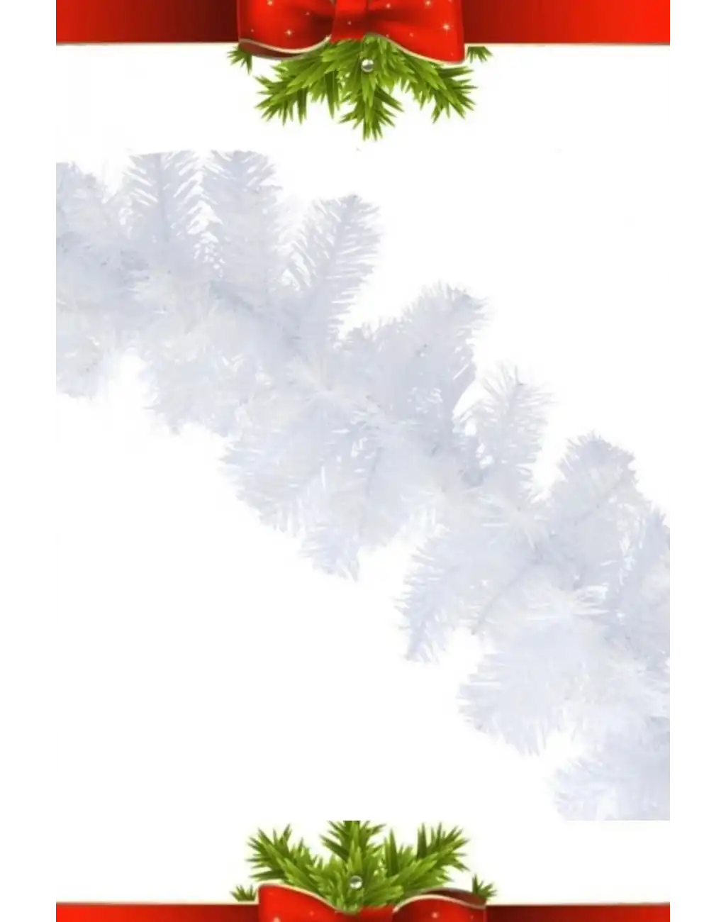 Özel Üretim Dekoratif Süsleme Yeni Yıl Ruhu Noel Yılbaşı Çam Ağacı Süsü Garland Büyük Boy 5 Metre