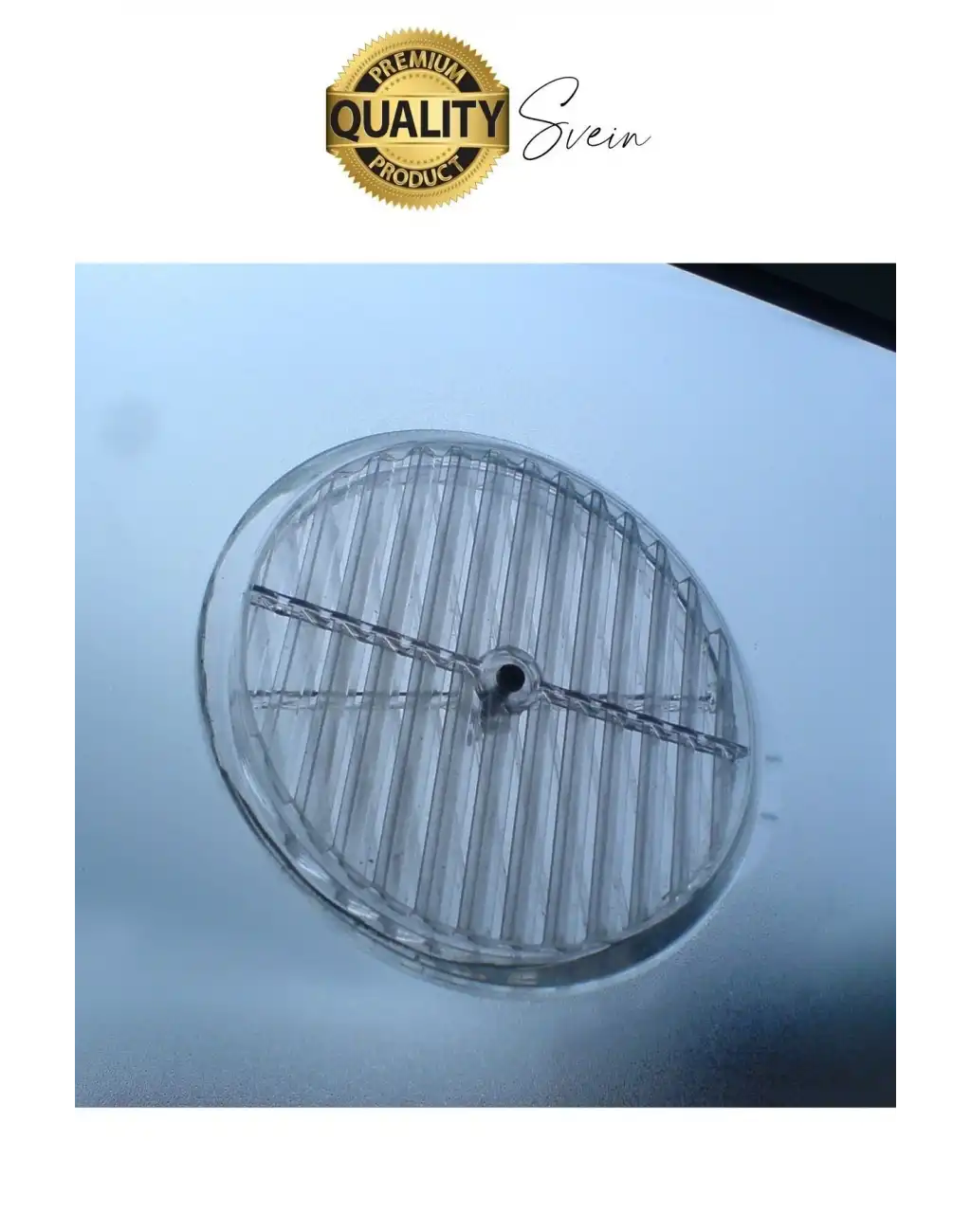 Aç Kapa Yalıtımlı Havalandırma Ayarlı 18cm Şeffaf Kapak Cam Menfezi Doğalgaz Boşluk Aparatı Başlık